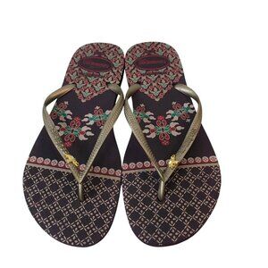 Havaianas Slim Aubergine Flip Flops 39/40 Size 9
